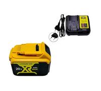 Batería De 20V, Compatible Con Dewalt, 3Ah, 6Ah, 9Ah MAX FlexVolt For DCB606 DCB205 DCB206 DCB209 DCB182, Herramienta Eléctrica Con Cargador(9AH X1 charger X1)