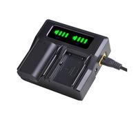 Batería De 2600 MAh + Cargador Dual Rápido LED, Compatible con Trimble, For Baterías 5700, 5800, R6, R7, R8 Y TSC1 del Receptor.(1 Battery 1 Charger)