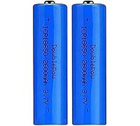 Batería De 2600 MAh, Gran Capacidad, 3,7 V, Botón Superior De Batería, Batería para Linterna, Timbres, Faros, Coches RC, Etc. (2 Uds)