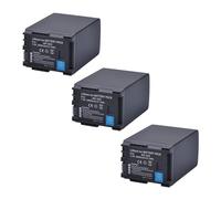 Batería De 2900 MAh, Compatible con Canon, BP-828, BP-820, HF, G21, G30, G40, G50, XA20, XA25, XA45, XA50 Y XA55, Compatible con VIXIA GX10.(3 Battery)