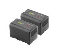 Batería De 3400 MAh con Indicadores De Carga, Compatible con Sony, For BP U30 U35 U60 U90 XDCAM EX PMW 100 150 160 200 PMW EX1 EX3(2 Pcs Battery)