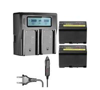 Batería De 3400mAh BP-U30 BP-U35 BPU30, Compatible con Sony, For XDCAM EX PMW 100 150 160 200 PMW EX1 EX3 BP U30 U60 U90(2BatteryWithCharger)