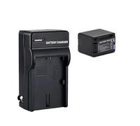 Batería De 3900mAh VW-VBT380 VBT380 VW-VBT190 VBT190 + Cargador USB, Compatible con Panasonic HC-VXF999, HC-VXF990, HC-VX870, HC-VX989(1Battery and 1Charger)