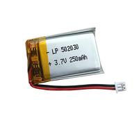 Batería de 502030 de 3,7 V, 250 mAh, Apta para Auriculares inalámbricos Bluetooth VXI BlueParrott B250-XT y reemplazo de batería de cámara de salpicadero Nextbase - (1 Pack)