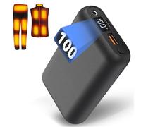 Batería de 7,4 V 2 A 20000 mAh con conector CC para chaleco térmico, chaqueta, pantalones, ropa interior y manta eléctrica, batería de repuesto para ropa calefactable