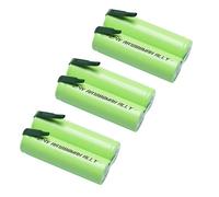 Batería De Afeitar Recargable, 2.4V 1800mAh, Compatible Con Philip HX6210, HX6210-02, 4235-010-20455, 423501020455(3PC)