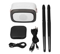 Batería de aire eléctrica con baquetas y pedales, luz RGB colorida, inalámbrica, Bluetooth, USB, batería de aire virtual para niños, adultos, práctica en el hogar