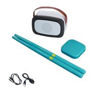 Batería de aire eléctrica portátil virtual con baquetas, instrumentos musicales para principiantes, niños y adultos, virtuales para adultos y niños