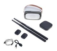 Batería de aire eléctrica portátil virtual con baquetas, instrumentos musicales para principiantes, niños y adultos, virtuales para adultos y niños