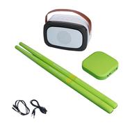 Batería de aire eléctrica portátil virtual con baquetas, instrumentos musicales para principiantes, niños y adultos, virtuales para adultos y niños