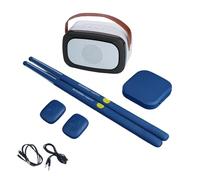 Batería de aire eléctrica portátil virtual con baquetas, instrumentos musicales para principiantes, niños y adultos, virtuales para adultos y niños