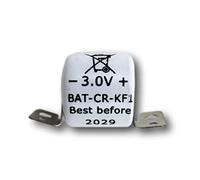 Batería de alarma Bat-CR-KF1 compatible con Batt-CR/KF1 para mando a distancia Pyronix Keyfob MKII y KF4-WE(MK2) - 3 V 170 mAh LiMnO2