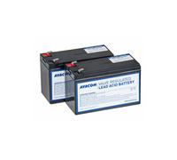 Batería de alimentación - AVACOM - AVA-RBC124-KIT - Kit de batería RBC124 - Negro - Compatible genérico