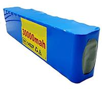 Batería De Alta Potencia Para Bicicleta Eléctrica De 52 V Y 30 Ah (14S2P) Con Cargador Y BMS Integrado Para Motores De 200 W, 350 W, 500 W, 800 W Y 1000 W. 52V 30Ah,XT60