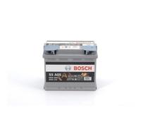 Bosch S5A05 Batería de coche 60A/h 680A tecnología AGM adaptado para vehículos con sistema Start y Stop