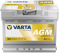 Batería de arranque XEV Varta Silver Dynamic AGM L2 A8 12V 60Ah / 680A 560901068