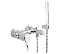 Batería de bañera de una mano con juego de ducha Concetto