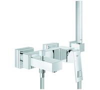 Batería de bañera monomando Grohe Eurocube, DN 15, con juego de ducha, 23141000