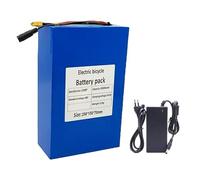 Batería De Bicicleta Eléctrica De 48V Y 20Ah, Batería De Iones De Litio para Scooter Y Bicicleta Eléctrica, Paquete De Batería para Bicicleta Eléctrica con Cargador XT60+DC