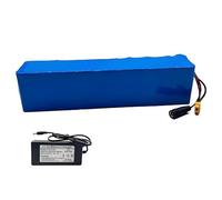 Batería De Bicicleta Eléctrica De 60V Y 20Ah, Paquete Batería De Iones De Litio 16S3P con Cargador, Batería Scooter Eléctrico, Paquete De Batería De Litio con Protección BMS T