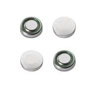 Batería de botón AG2 LR726 de 1.5 V, en pack de 4. Ideal para relojes, juguetes y controles remotos. Proporcionan durabilidad y confiabilidad para tus dispositivos pequeños.