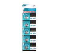 Batería de botón de litio CR1220 de 3V (paquete de 5 o 10 unidades)