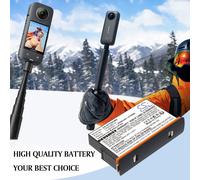 Batería de cámara CINAQBT/A de 3,89 V, 1800 mAh/2550 mAh para Insta360 One X3 1800mAh battery only