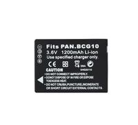 Batería De Cámara De 1200 MAh, Modelo DMW BCG10, Compatible con Lumix DMC-3, D1, DMC-TZ7, DMC-TZ8, DMC-TZ10, DMC-TZ18, DMCTZ19(1Battery)