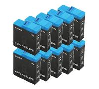Batería De Cámara De 1680mAh AHDBT-801, Compatible con GoPro Hero 6 7 8 Hero7 Hero 6 Hero 8 AHDBT-501 AABAT-001 AABAT-001-AS(10pcs)