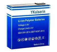 Batería de cámara deportiva de polímero de iones de litio de alta capacidad compatible con SJCAM SJ9 compatible con Strike SJ9 Series, SJ9 MAX, SJ10 PRO, SJ10X 4K, repuesto de cámara de acción 1800mAh