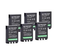 Batería De Cámara Li-10B Li-12B De 1200mAh, Compatible con Olympus U-300 400 410 500 600 800 810 1000 C-760 765 70 7000 770(6Pcs Battery)