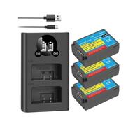 Batería De Cámara Recargable EN-EL25 De 7,6 V, 2000mAh, Compatible con Nikon, For Cámara Z50 Z30 ZFC ENEL25 MH-32 O Cargador De Doble Canal(3BatteryWithCharger)