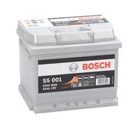Bosch S5001 Batería de coche 52A/h 520A tecnología de plomo-ácido para vehículos sin sistema Start y Stop