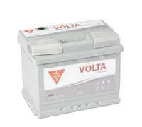 Bateria de Coche 66Ah 680A - Volta Silver S660D - Borne +Dcha - Medidas Largo 242 x Ancho 175 x Alto 190 mm con 2 años de Garantía - Fabricación Europea