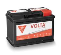 Bateria de Coche 75Ah 680A - Volta Basic L750D - Borne +Dcha - Medidas Largo 278 x Ancho 175 x Alto 190 mm con 2 años de Garantía - Fabricación Europea.