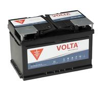 Bateria de Coche 77Ah 720A - Volta Blue CB770D - Borne +Dcha - Medidas Largo 278 x Ancho 175 x Alto 190 mm con 2 años de Garantía - Fabricación Europea.
