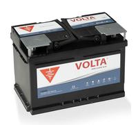 Bateria de Coche 80Ah 760A - Volta Blue CB800D - Borne +Dcha - Medidas Largo 278 x Ancho 175 x Alto 190 mm con 2 años de Garantía - Fabricación Europea.