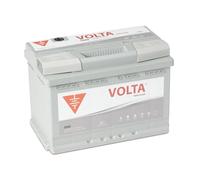 Bateria de Coche 80Ah 800A - Volta Silver S800D - Borne +Dcha - Medidas Largo 278 x Ancho 175 x Alto 190 mm con 2 años de Garantía - Fabricación Europea.