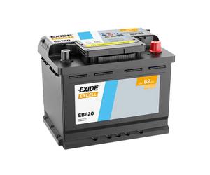 Batería de coche Exide EB620 62Ah 540A