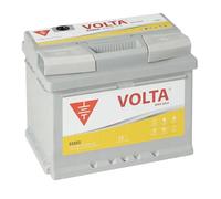 Batería de Coche Start-Stop EFB 65Ah 650 AEN - Volta Gold SS650D - Sistema Start-Stop Básico - Borne +Derecha - Medidas Largo 242 x Ancho 175 x Alto 190 mm con 2 Años Garantía - Fabricación Europea