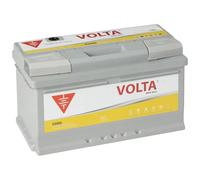 Bateria de Coche Gold 80Ah 740A Volta SS800D - Start Stop - Borne +Dcha - Medidas Largo 315 x Ancho 175 x Alto 175 mm con 2 años de Garantía - Fabricación Europea.