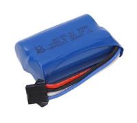 Batería de Coche RC de 7,4 V 1200 MAh, Batería Lipo Recargable de 8,88 WH con Enchufe SM 4P para Coches Trepadores de RC