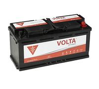 Bateria de Coche Standard 110Ah 950A Volta L1100D - Borne +Dcha - Medidas Largo 393 x Ancho 175 x Alto 190 mm con 2 años de Garantía - Fabricación Europea.