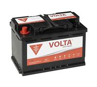 Bateria de Coche Standard 75Ah 680A Volta L750I - Borne +Izq - Medidas Largo 278 x Ancho 175 x Alto 190 mm con 2 años de Garantía - Fabricación Europea. Automóvil de turismo