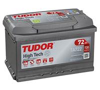 Batería de coche Tudor TA722 HIGH-TECH 72Ah, 720A,12V. Medidas: 278 x 175 x 175 mm Borne + derecha.
