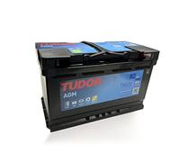 Batería de coche, Tudor, TK820, 80Ah, 800A, AGM, Para vehiculos con sistema Start-Stop