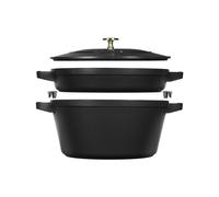 Batería de Cocina Conjunto 2 Piezas Staub Hierro fundido 40508-383-0 Negro