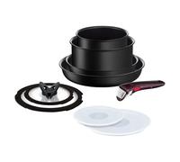 Batería de cocina Ingenio IH Negro Unlimited Tefal - Tious luces + inducción - L3889992