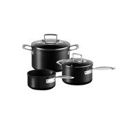 Batería de Cocina Le Creuset Aluminio Antiadherente 51850000010000 Negro