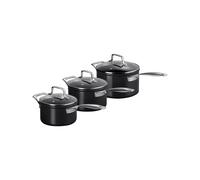 Batería de Cocina Le Creuset Aluminio con revestimiento cerámico antiadherente 51822000010098 Negro